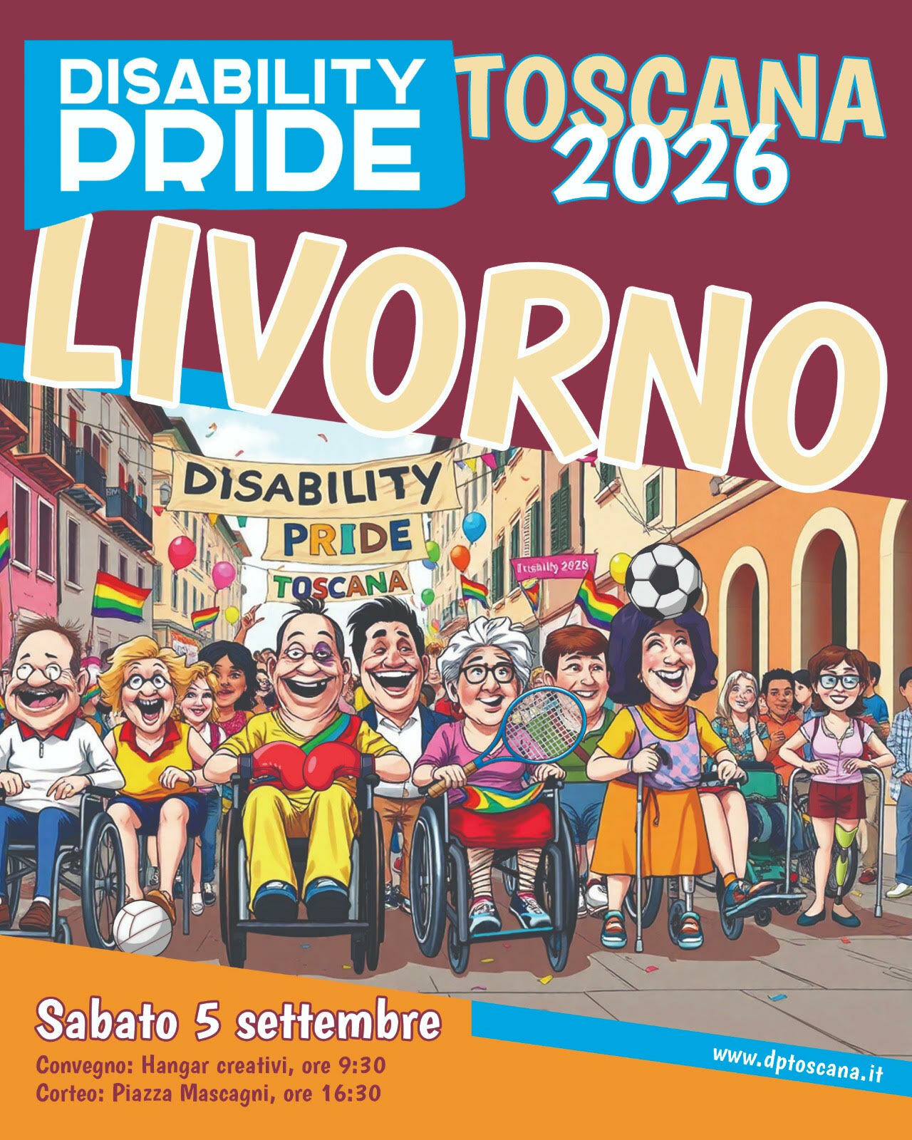 Seconda edizione del Disability Pride Toscana 2026