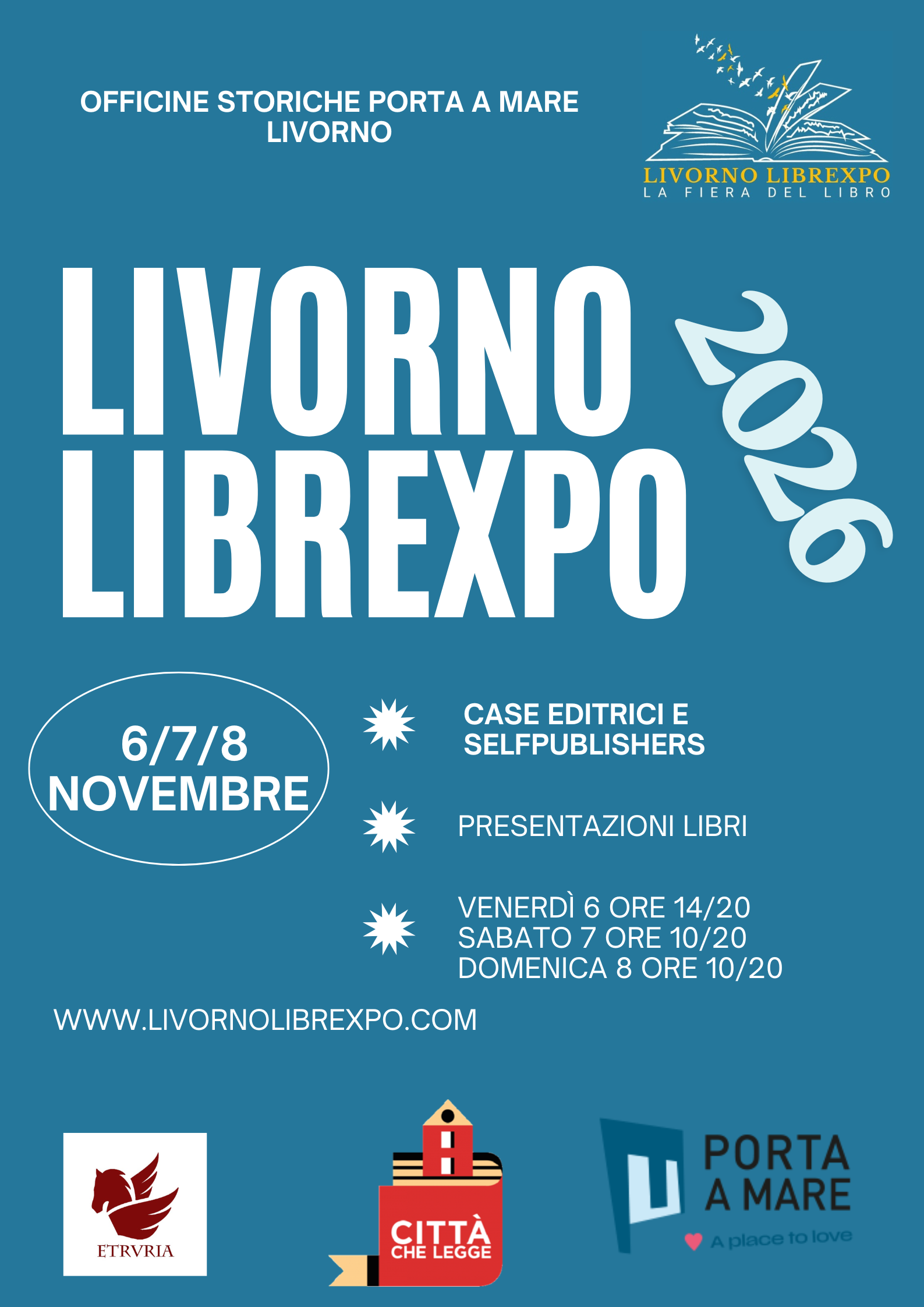Inizia il conto alla rovescia per la fiera del libro Livorno Librexpo Inizia il conto alla rovescia per la fiera del libro Livorno Librexpo