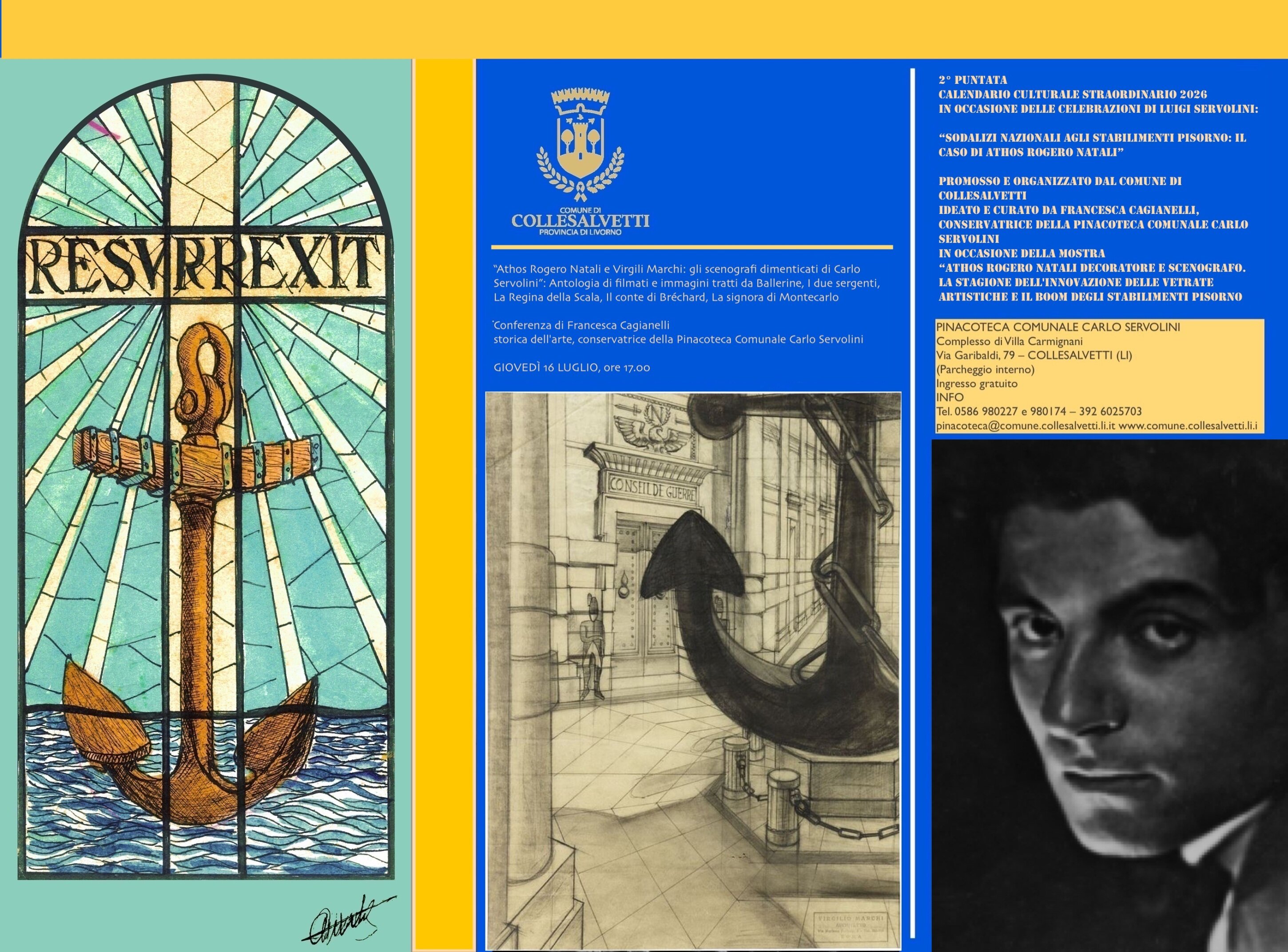 Pinacoteca Servolini, Collesalvetti: Athos Rogero Natali e Virgilio Marchi: gli scenografi dimenticati di Carlo Servolini Pinacoteca Servolini, Collesalvetti: Athos Rogero Natali e Virgilio Marchi: gli scenografi dimenticati di Carlo Servolini