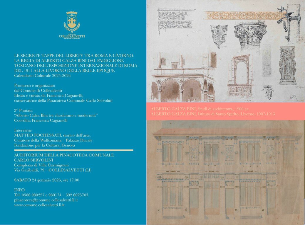 Pinacoteca Comunale Carlo Servolini: 3^ puntata del calendario culturale 2026