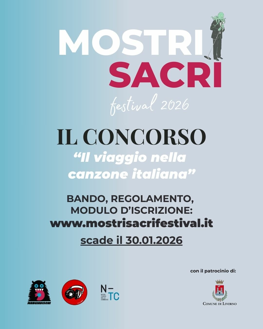 &ldquo;MOSTRI SACRI FESTIVAL 2026 - il concorso&rdquo;