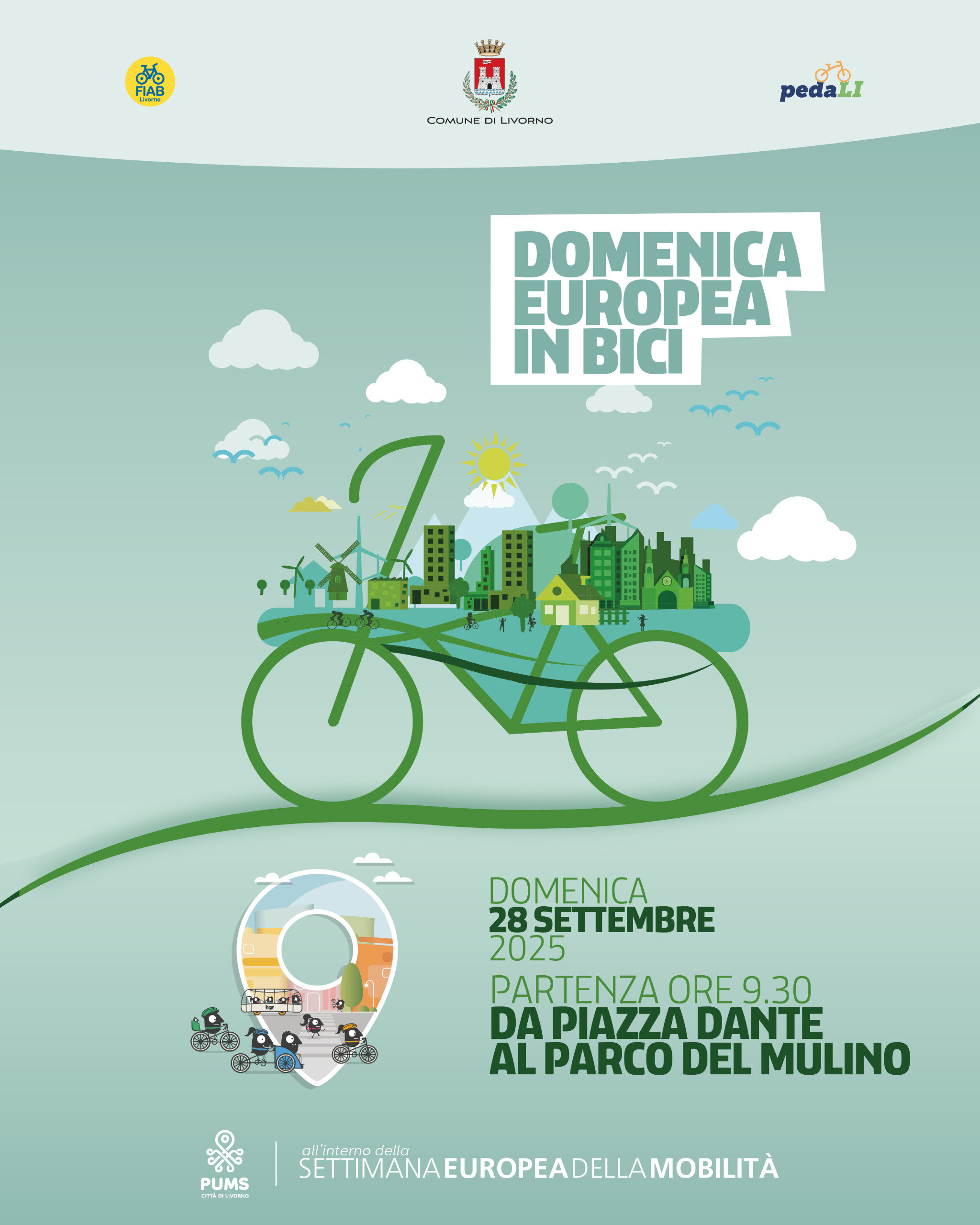 28 settembre: &ldquo;Domenica Europea in Bici&rdquo;, la pedalata in sicurezza per adulti e bambini