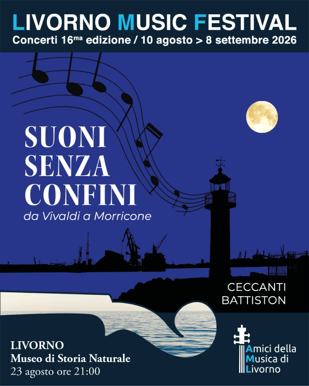 LIVORNO MUSIC FESTIVAL: SUONI SENZA CONFINI da Vivaldi a Morricone - CECCANTI / BATTISTON