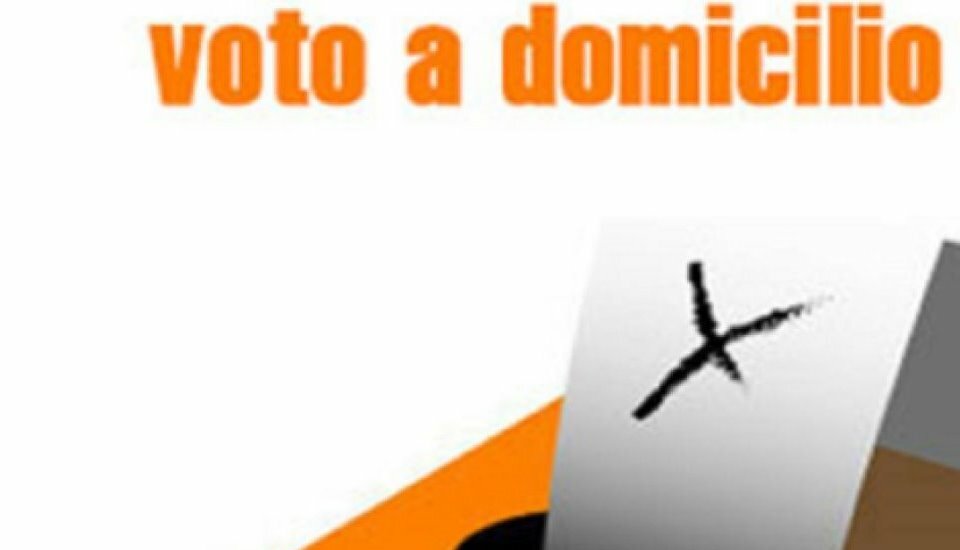 Richieste entro luned&igrave; 22 settembre per il voto domiciliare