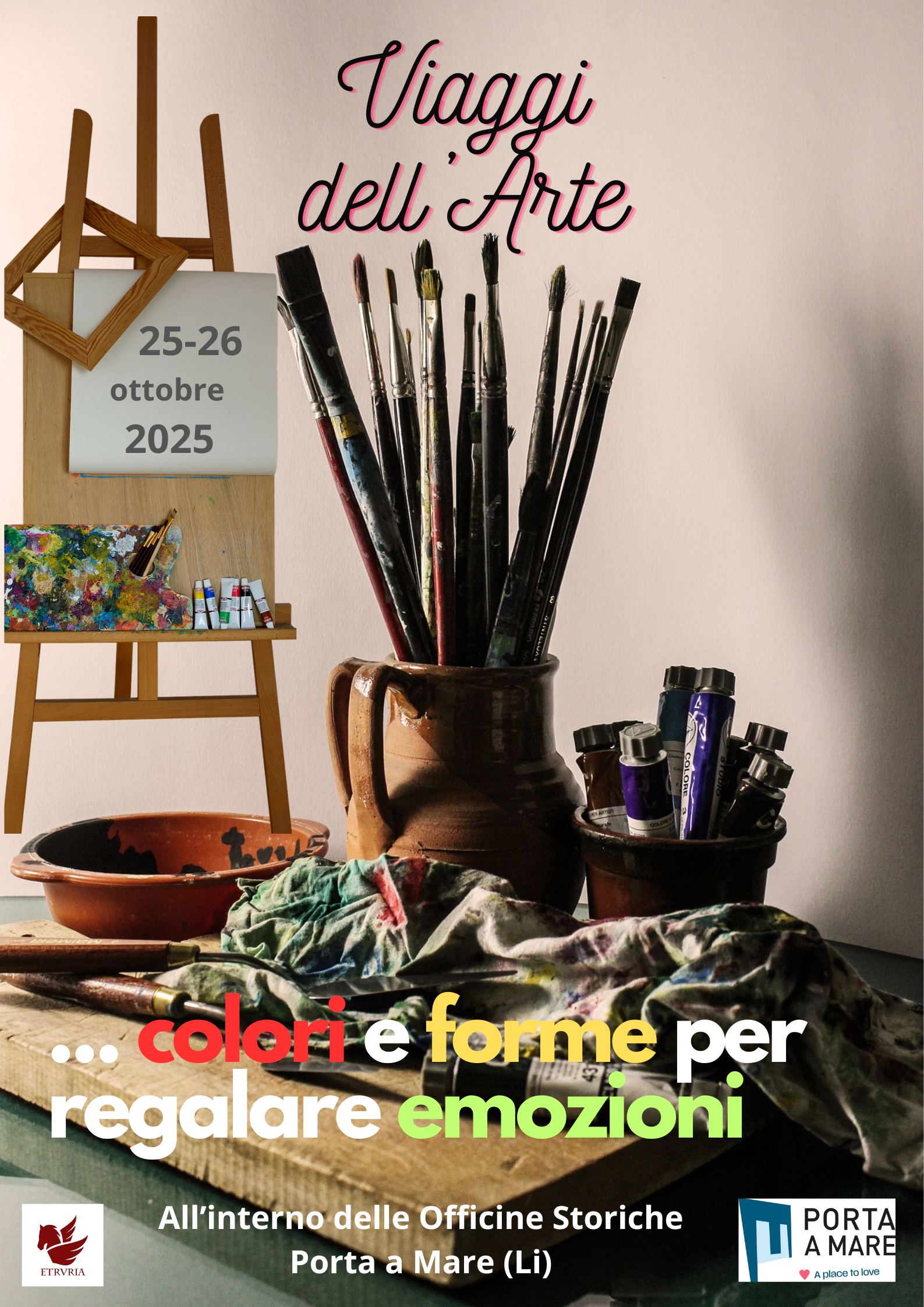 25 e 26 ottobre: &ldquo;Viaggi dell&rsquo;Arte&rdquo; nelle Officine Storiche di Porta a Mare (LI)