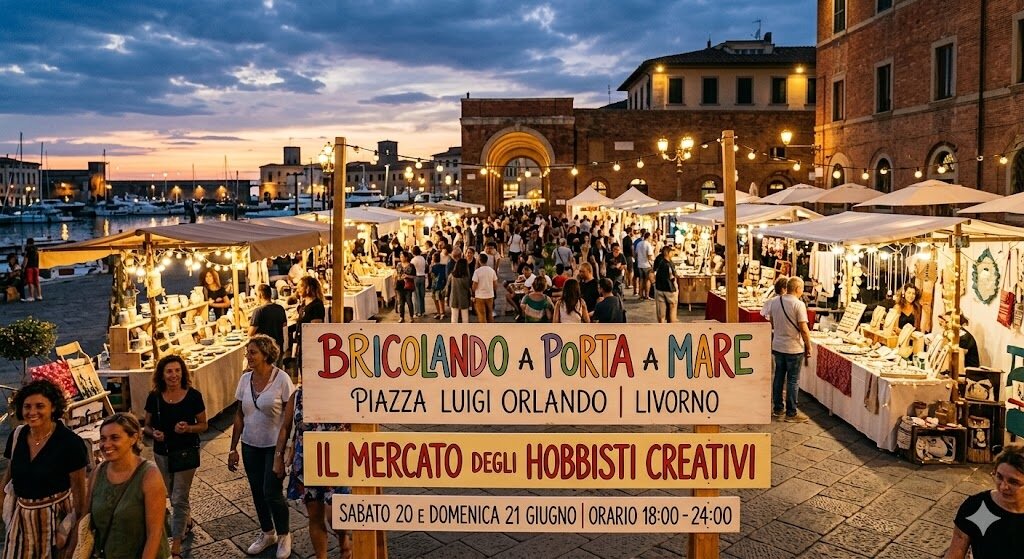 Livorno: Bricolando a Porta a Mare (sabato 20 e domenica 21 giugno - ore 18/24) Livorno: Bricolando a Porta a Mare (sabato 20 e domenica 21 giugno - ore 18/24)