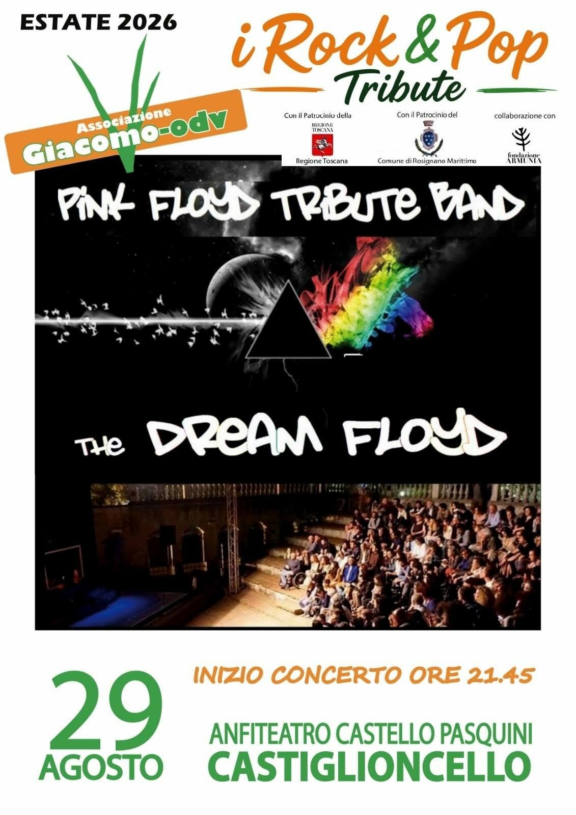The Dream Floyd chiude la rassegna estiva iRock&Pop Tribute 2026 The Dream Floyd chiude la rassegna estiva iRock&Pop Tribute 2026