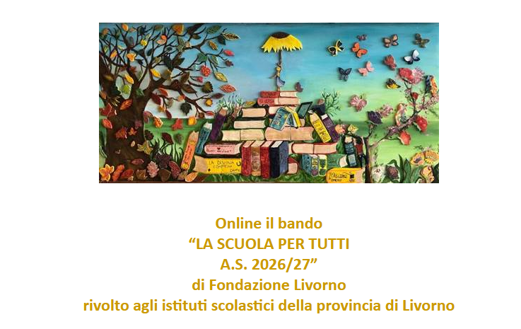 Online il bando “LA SCUOLA PER TUTTI a.s. 2026/27” Online il bando “LA SCUOLA PER TUTTI a.s. 2026/27”