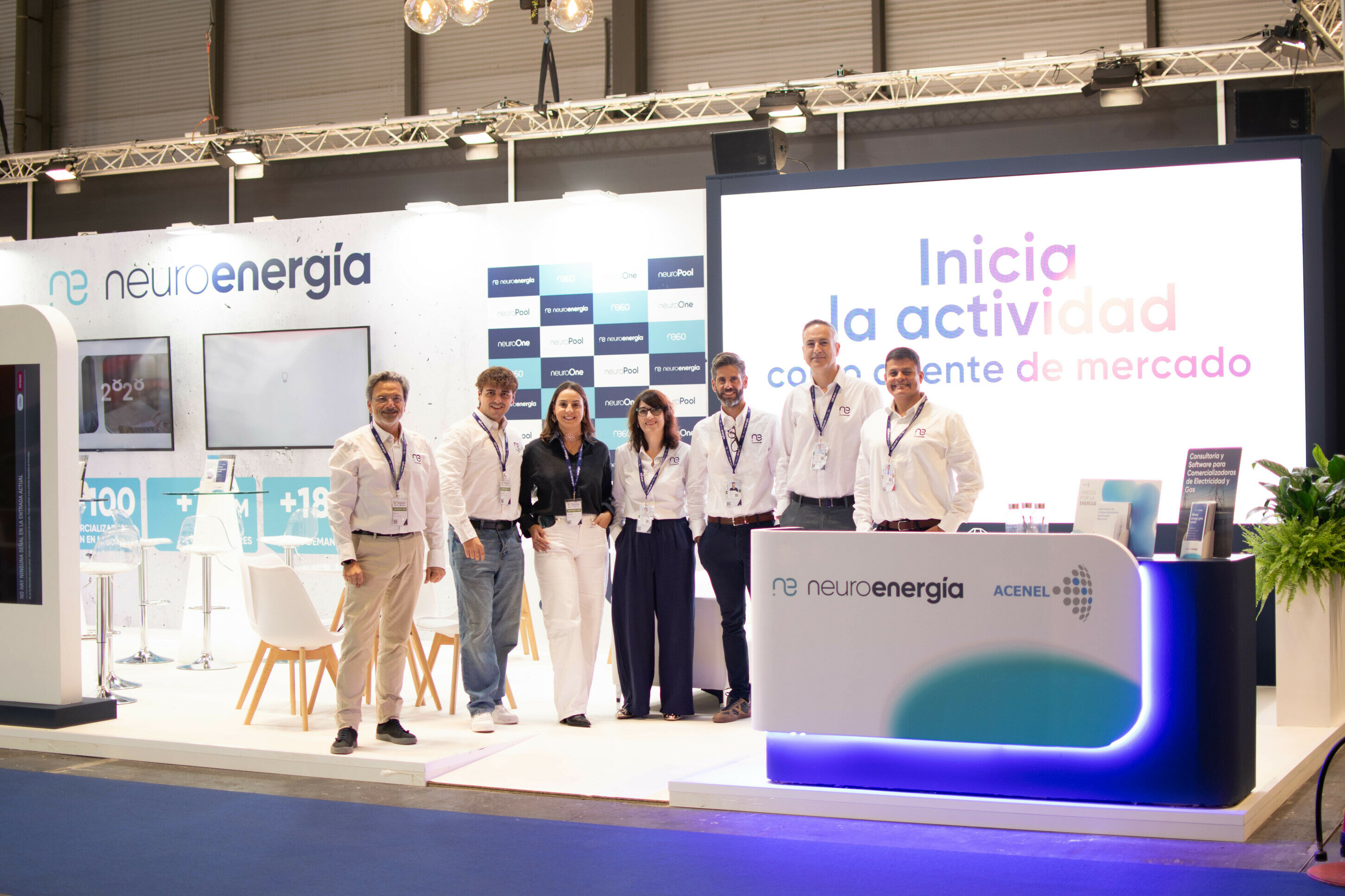 equipo de ACENEL y Neruoenergía en la feria Genera 2025