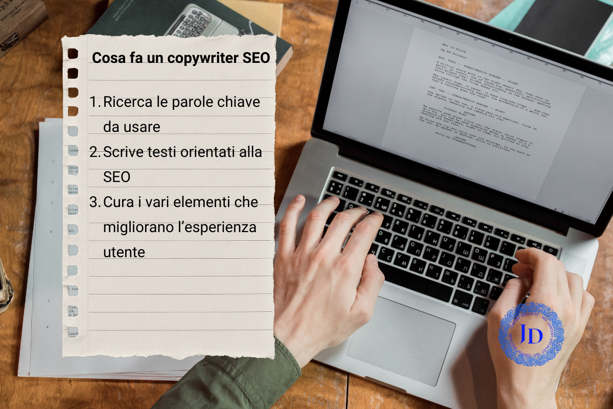 Cosa fa un copywriter SEO, le 3 mansioni principali