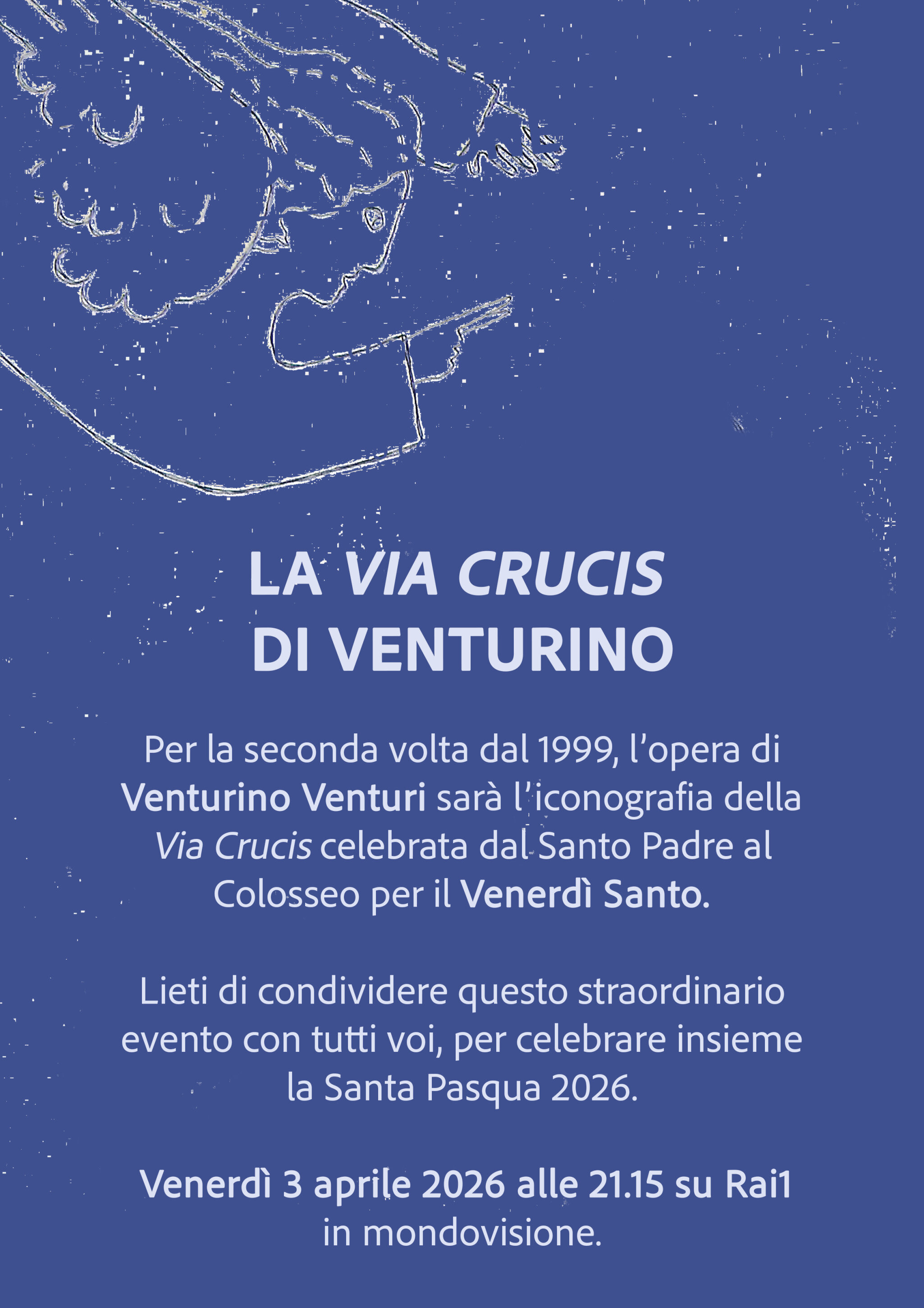 La Via Crucis di Venturino per il Venerdì Santo 2026