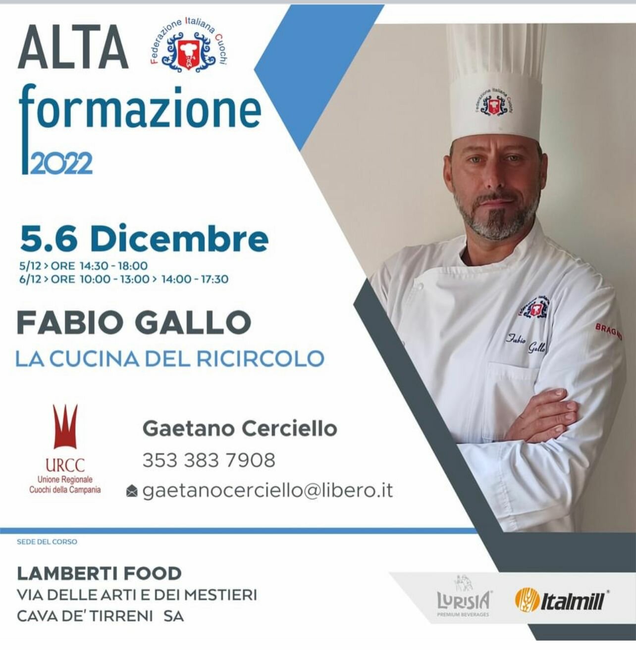 LA CUCINA DEL RICIRCOLO con lo Chef FABIO GALLO