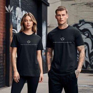 fiore-di-loto-t-shirt-unisex-nera-cotone-biologico