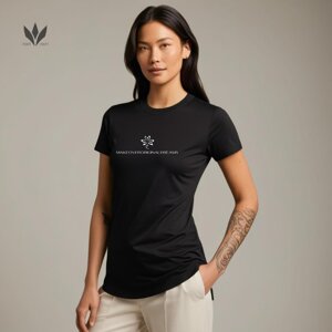 fiore-di-loto-t-shirt-donna-nera-cotone-biologico