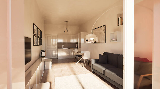 Colli Aniene trilocale nuovo con terrazzo e posto auto – classe A