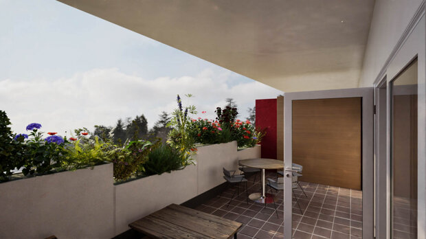 Colli Aniene trilocale nuovo con terrazzo e posto auto – classe A