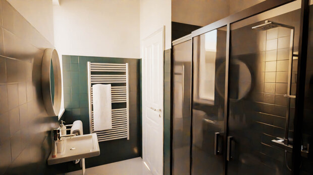 Colli Aniene trilocale nuovo con terrazzo e posto auto – classe A