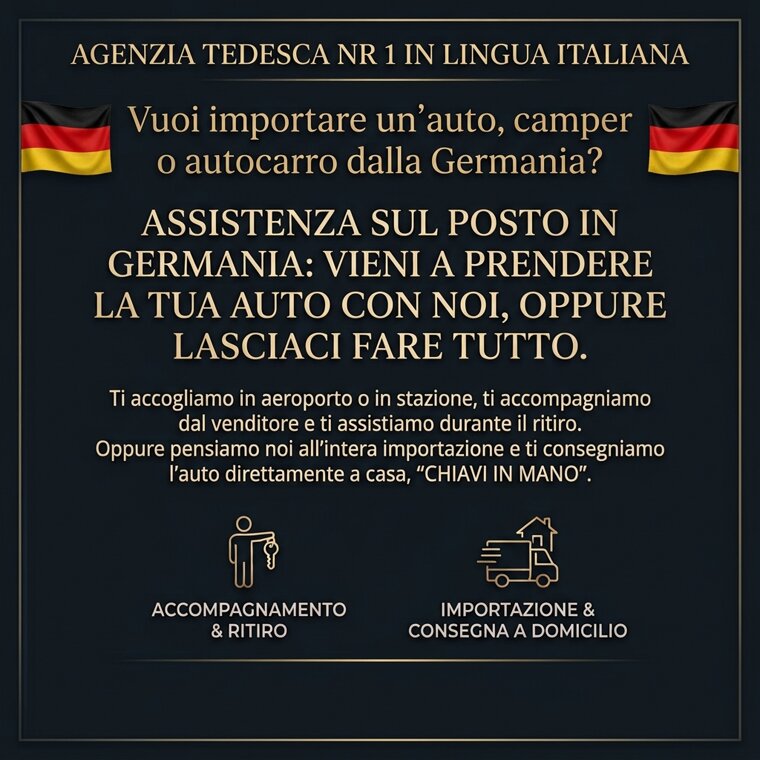 agenzia per importare auto dalla Germania 