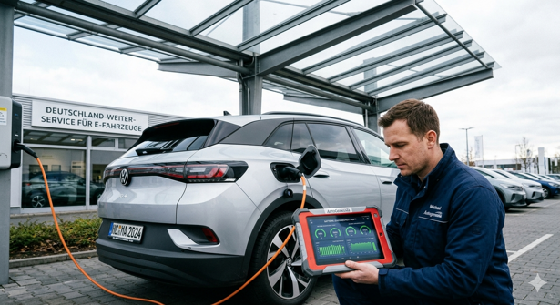 Auto elettriche vendita all estyero verifica stato batterie 