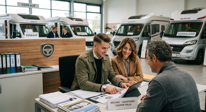 servizio supporto per importazione camper dalla Germania