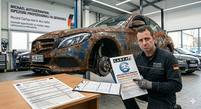 l auto era arrugginita ma carfax non lo sapeva