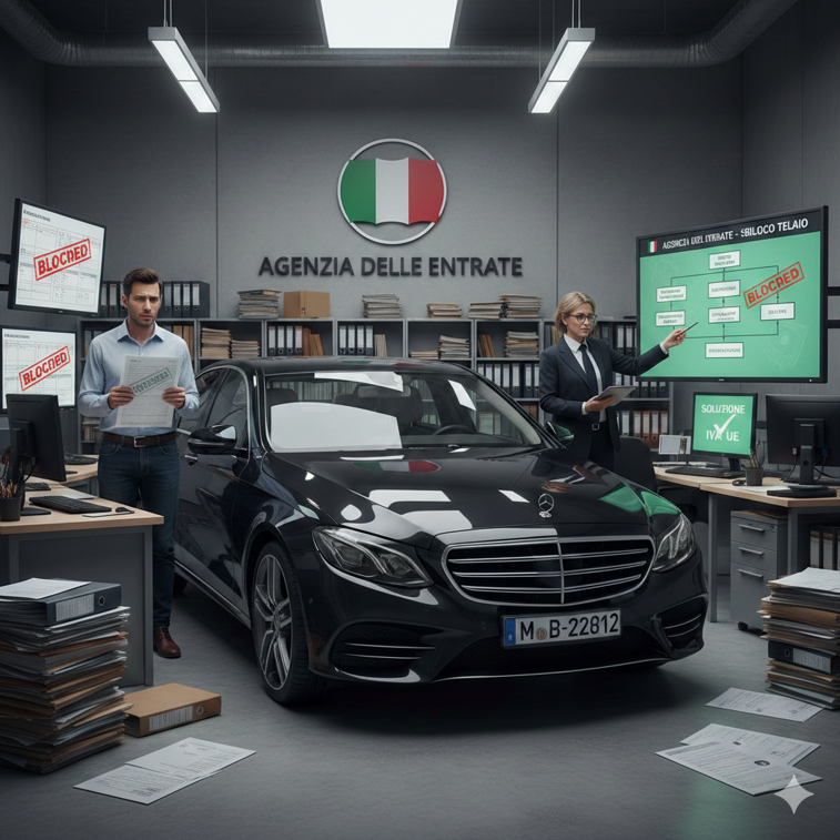 auto importazione come sbloccare il telaio per immatricolazione