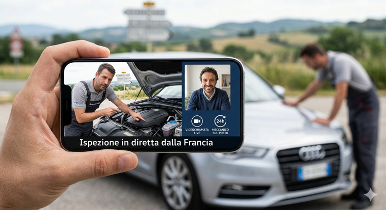 importazione auto dalla francia ispezione in tempo reale