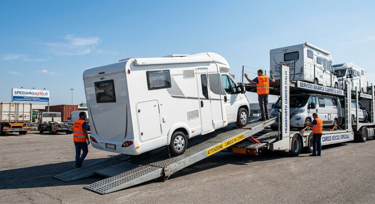Trasporto camper dalla Germania