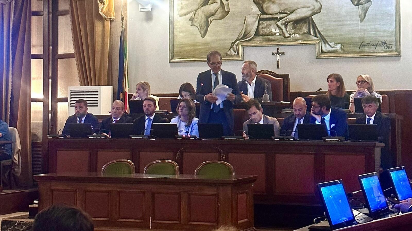 Trantino in Aula per ribadire quanto fatto per Catania: 20 consiglieri approvano Trantino in Aula per ribadire quanto fatto per Catania: 20 consiglieri approvano