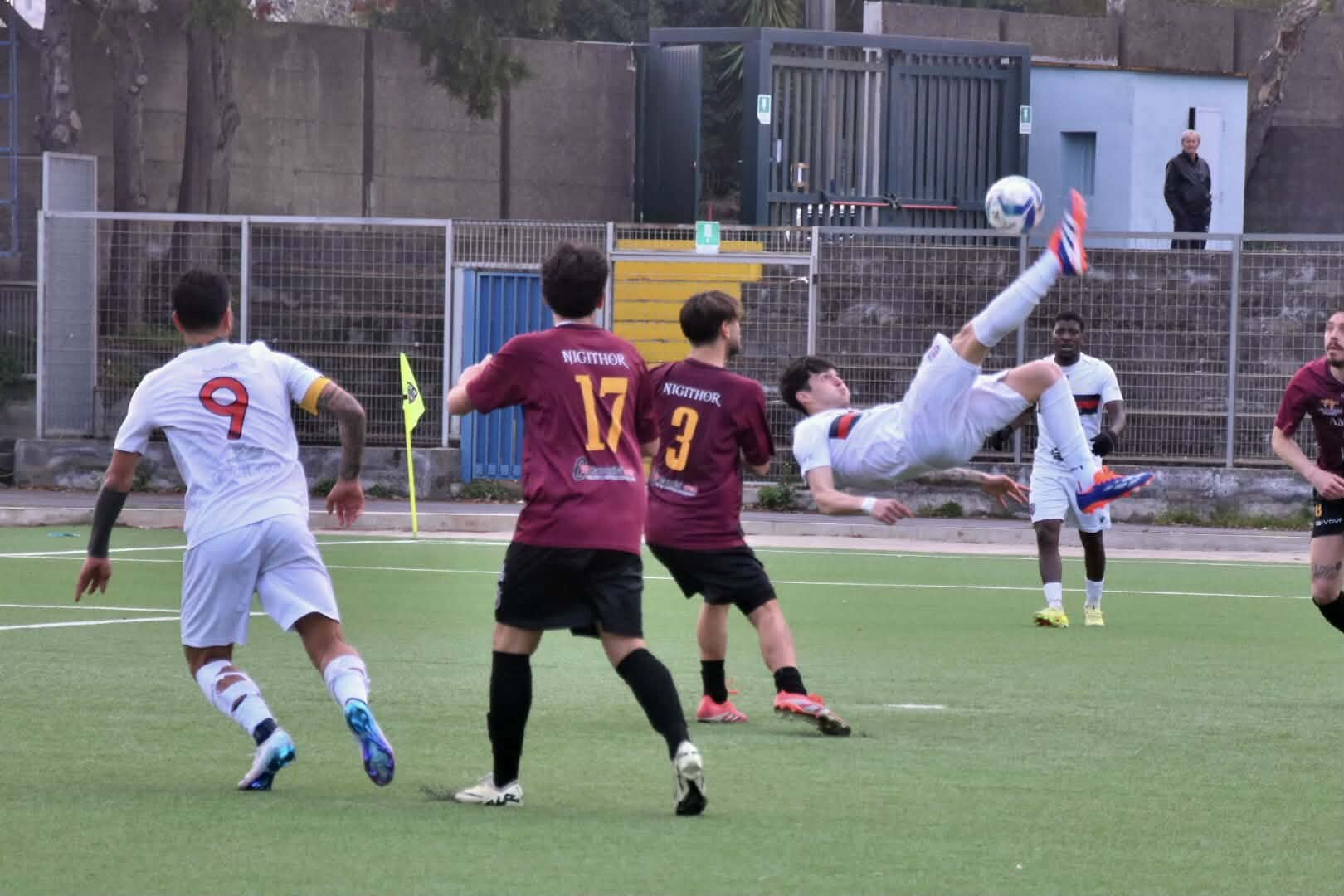Atletico Catania 1994, gioco, gol e vittoria preziosa