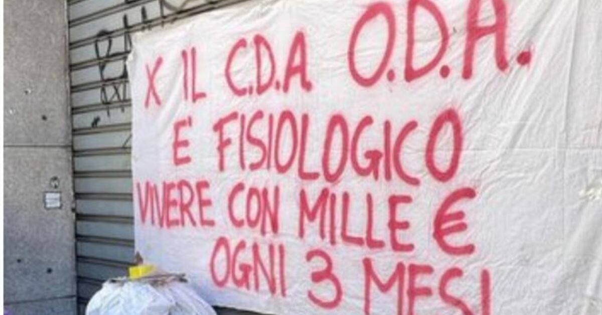 ODA:11 mesi senza stipendio, ora lo sfratto: Così finiremo sotto i ponti