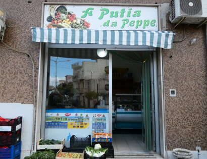 A Putia da Peppe contatti Biglietto da Visita On-Line Alimentari Frutta e Verdura Floridia