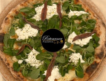 Retourner Pizzeria Floridia Biglietto da Visita Contatti