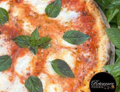 Retourner Pizzeria Floridia Biglietto da Visita Contatti