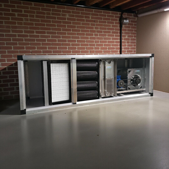 centralina con filtri elettrostatici 