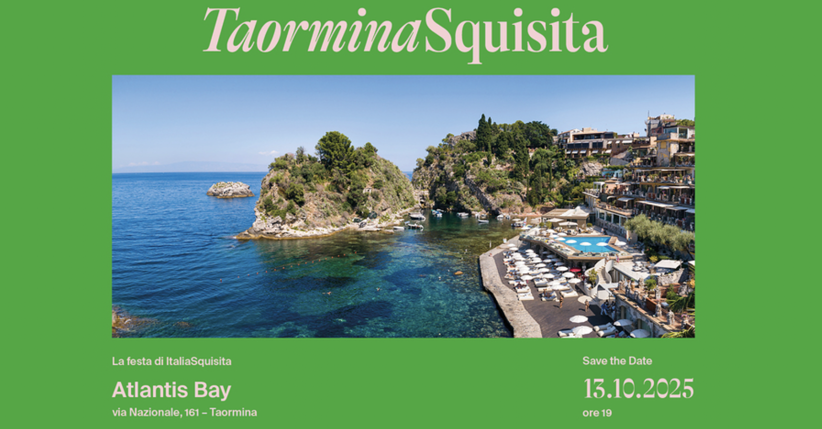 Taormina, una notte per l&rsquo;alta cucina (e per il territorio): ItaliaSquisita accende Atlantis Bay