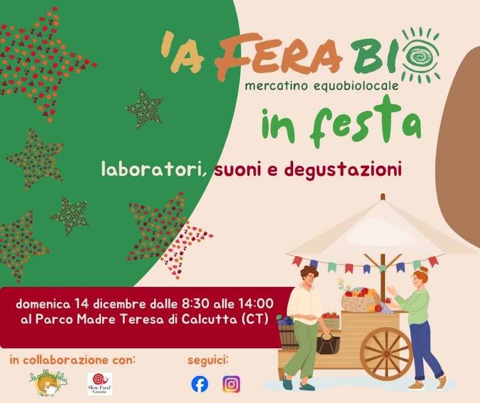 Mercatino A’ Fera Bio in festa: una domenica dedicata al cibo sano, alla terra e alle relazioni “felici”