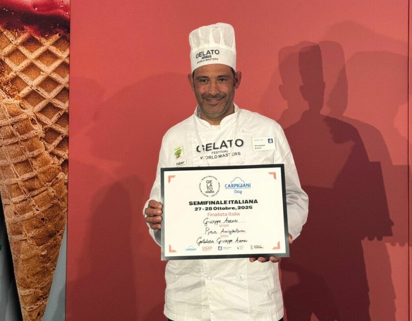 Giuseppe Arena conquista la finale italiana di Gelato World Masters,