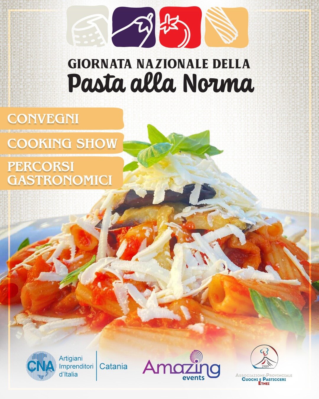 Giornata Nazionale della Pasta alla Norma: presentazione ufficiale a Catania