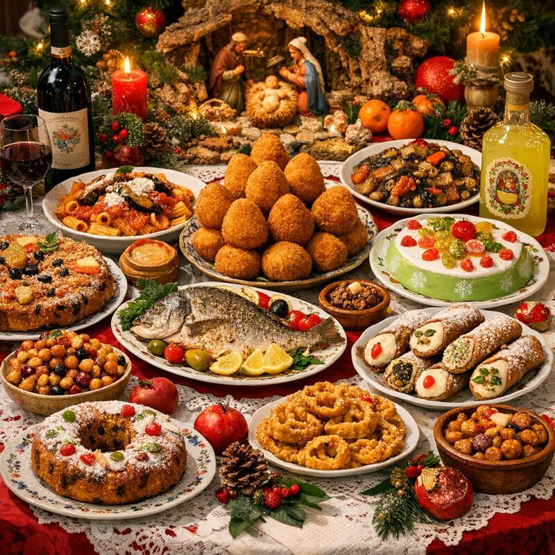 Il Men&ugrave; del 25 dicembre: il Natale siciliano che si racconta a tavola