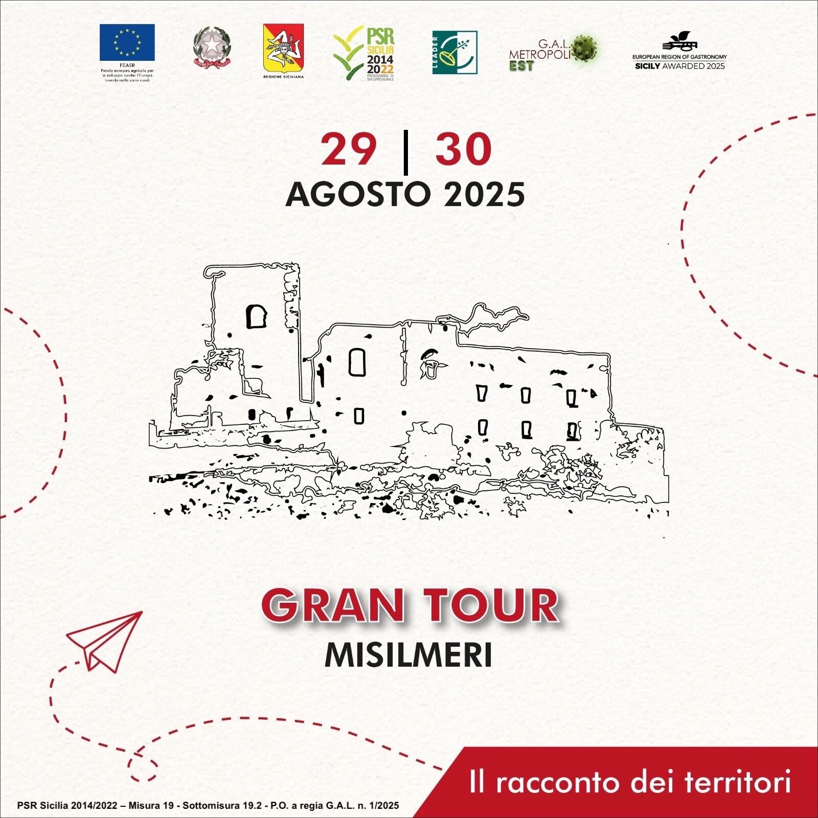Gran Tour Misilmeri &ndash; 29 e 30 Agosto. Un viaggio tra sapori, tradizioni e cultura nel cuore della Sicilia
