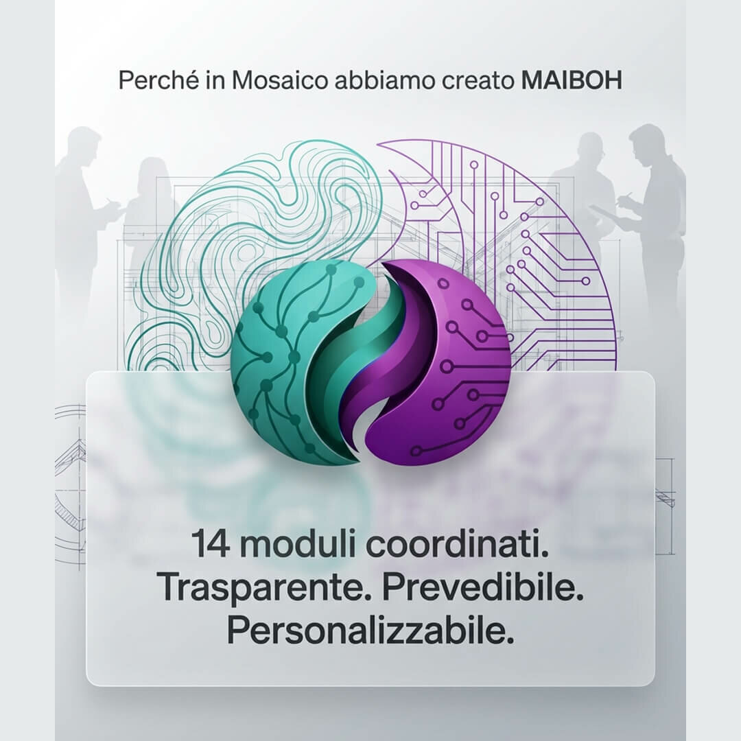 Perché in Mosaico abbiamo creato MAIBOH Perché in Mosaico abbiamo creato MAIBOH