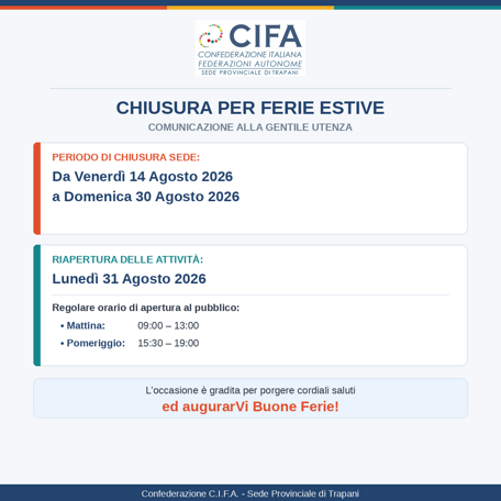 cartello_ferie_estive_cifa