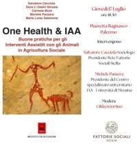 One Health & IAA: Buone pratiche per gli Interventi Assistiti con gli Animali in Agricoltura Sociale