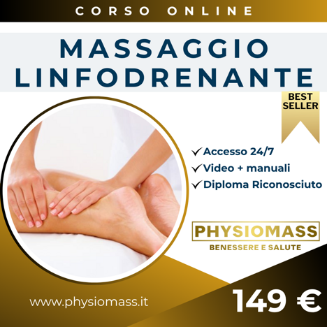 Corso linfodrenaggio online physiomass
