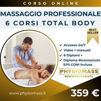 Corso massaggio professionale PHYSIOMASS