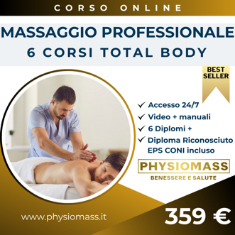 Diventare massaggiatore professionale con physiomass