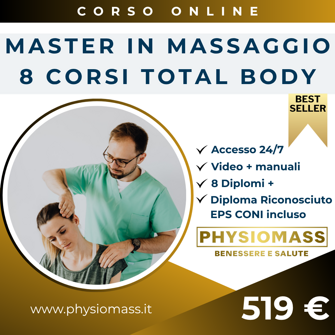 Corso Master in massaggio professionale PHYSIOMASS