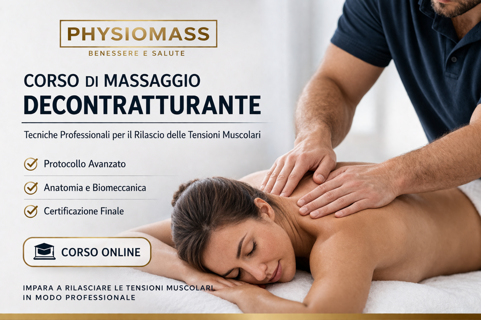 corso online di massaggio decontratturante physiomass