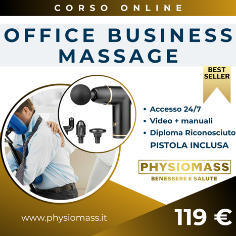 office massage con pistola